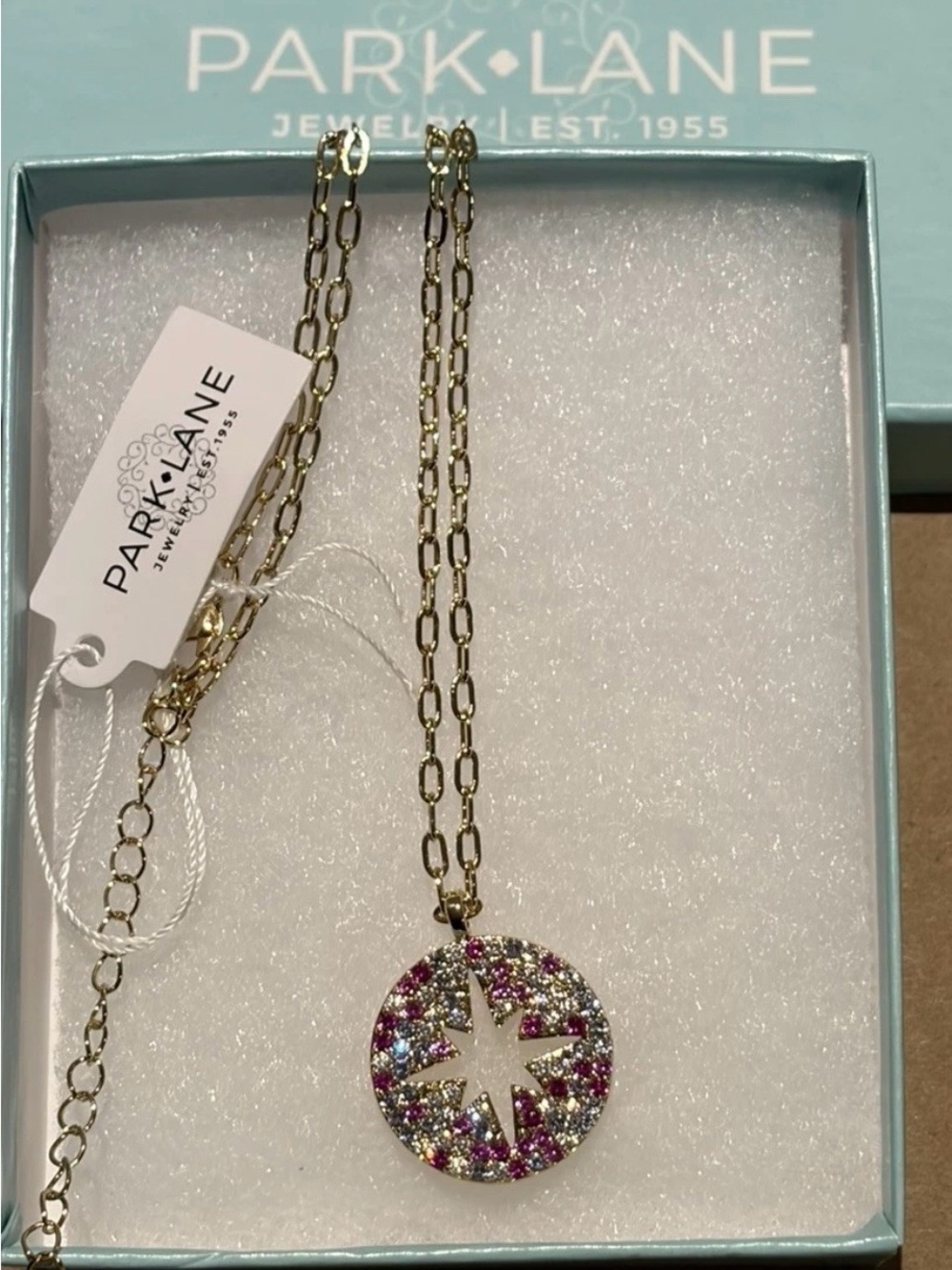 Park Lane Sparkle Box
July 2026 Elite Pixie Necklace Circular
Starburst Pendant